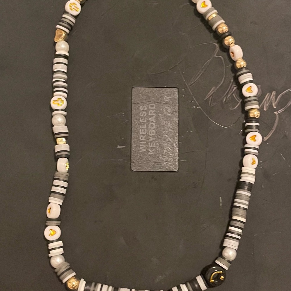 Black and white necklace